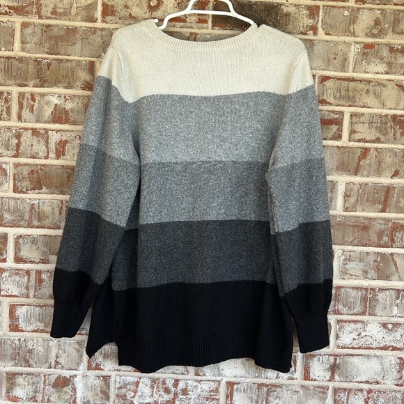 Lane Bryant Classic Striped Soft Sweater - Picture 8 of 10